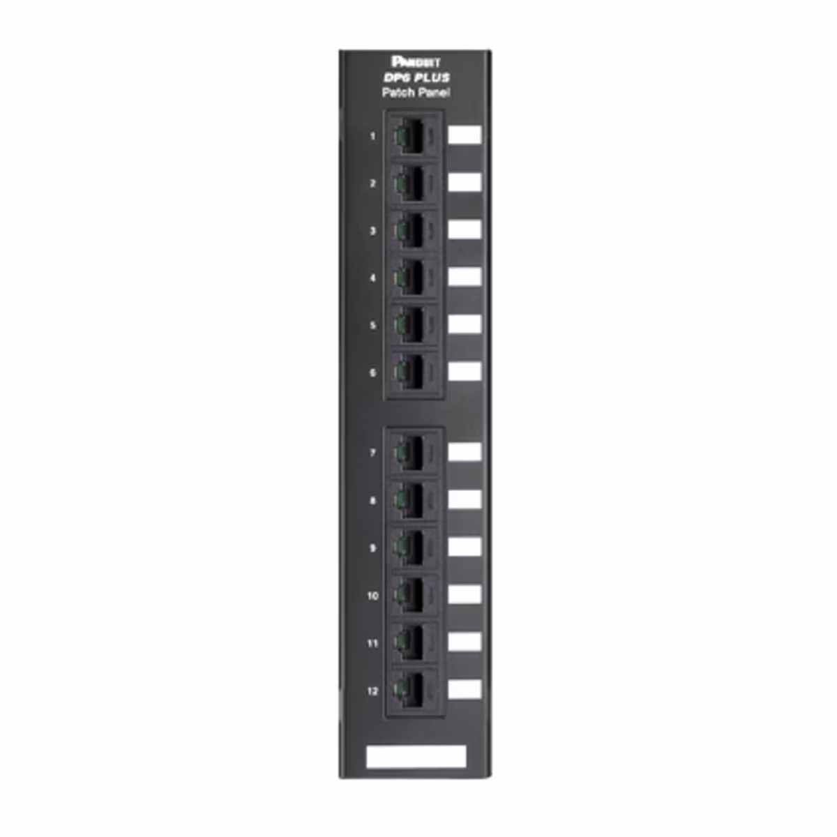 DP12688TGY PATCH PANEL 12 PUERTOS CAT.6 P/MONT PARED