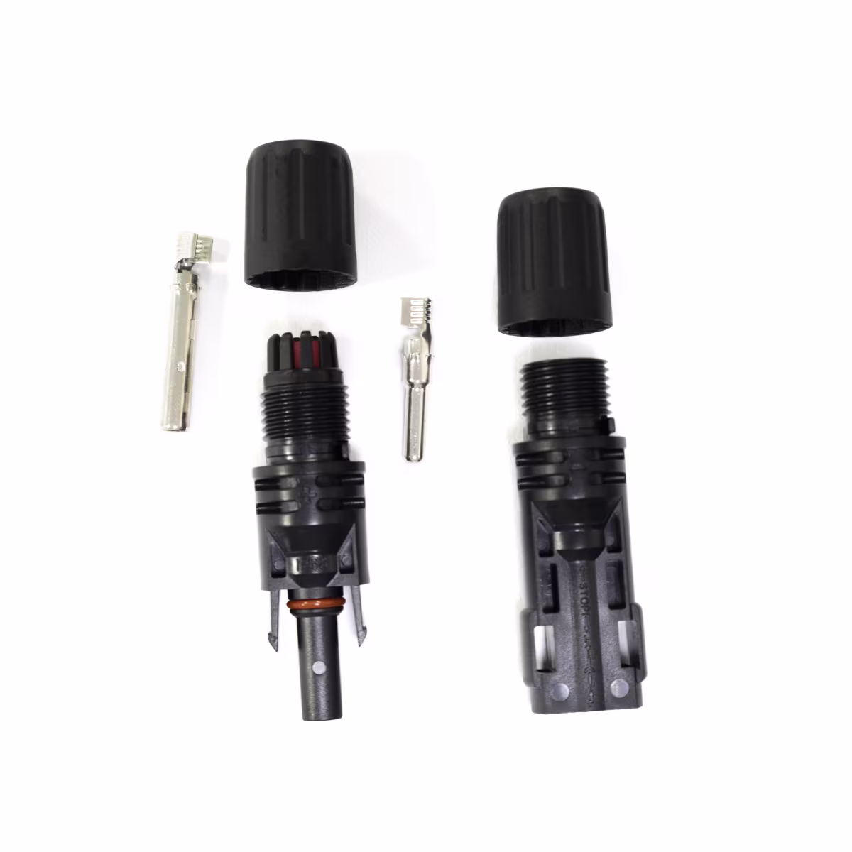 Conector MC4 Par p/ Cable 4mm² (12 AWG) Solar 1000V DC IP67