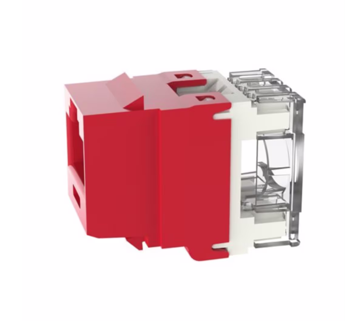 NK688MRD MODULO KEYSTONE JACK CAT. 6 ROJO, NETKEY