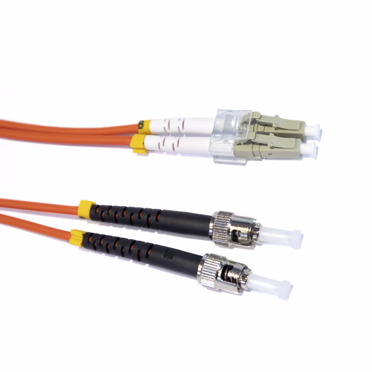 LP/TP5CR12M PATCH CORD DE FIBRA OPTICA LC/ST DUPLEX MULTIMODO 12MTS, CATCOM