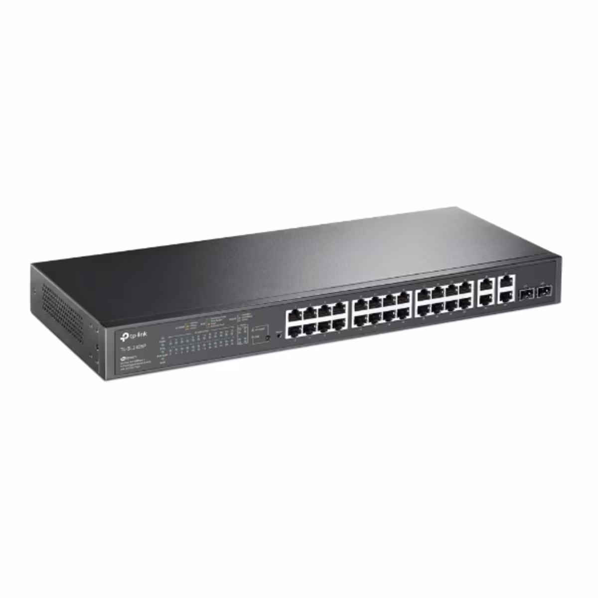 SG2428P SWITCH 28 PUERTOS GIGABIT ADMINISTRABLE POE+ 4 RANURAS SFP, TP-LINK