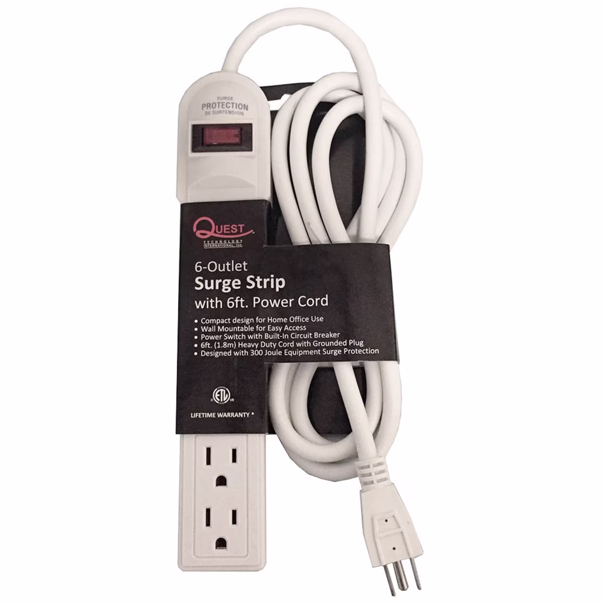 PDU QUEST T Q-EPD-1306, 6 Salidas AC, Distribución Eléctrica