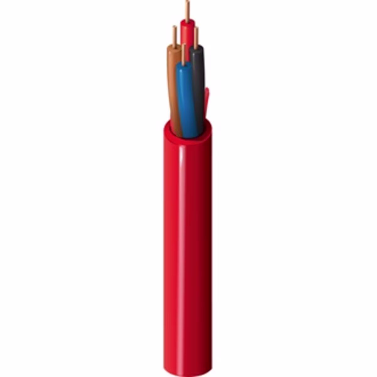 5322UL-0021000 CABLE P/ALARMAS DE INCENDIO 4 HILOS SÓLID/18AWG S/BLINDAJE RISER ROJO C/RIPCORD BELDEN
