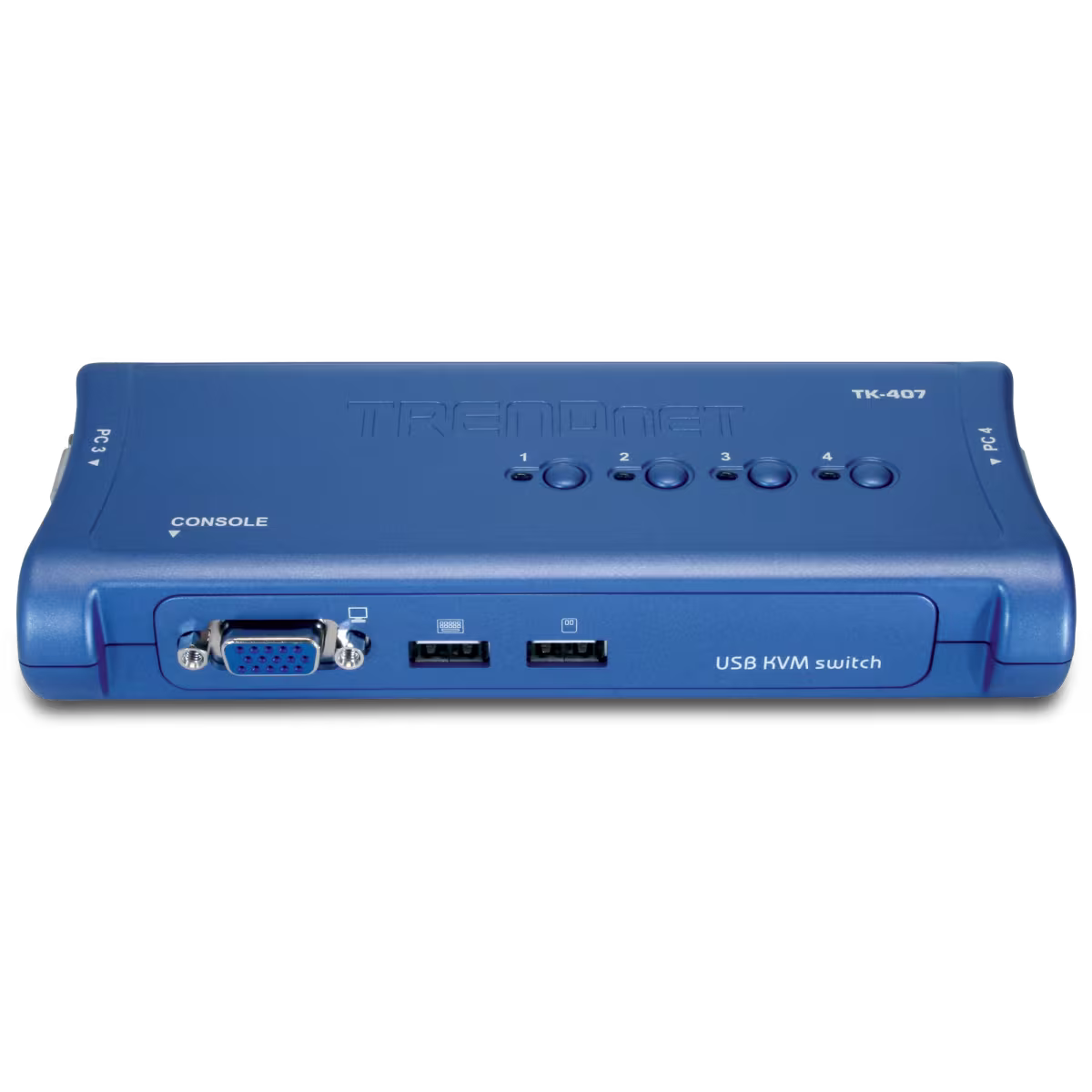 TK-407K KVM SWITCH KIT CON 4PTOS VGA Y USB, TRENDNET