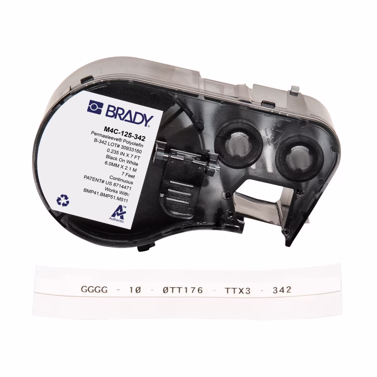 Brady PermaSleeve B-342, Termocontráctil M4/M5, 3.2mm