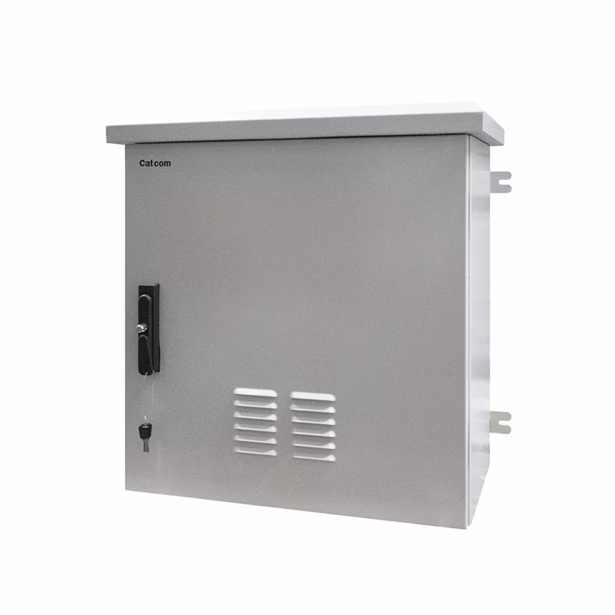SMBE6512-EXT  GABINETE 12RU C/SISTEMA DE VENTILACIÓN, ACCESORIOS P/FIJACIÓN EN PARED Y POSTE, IP65 PARA EXTERIOR, CATCOM