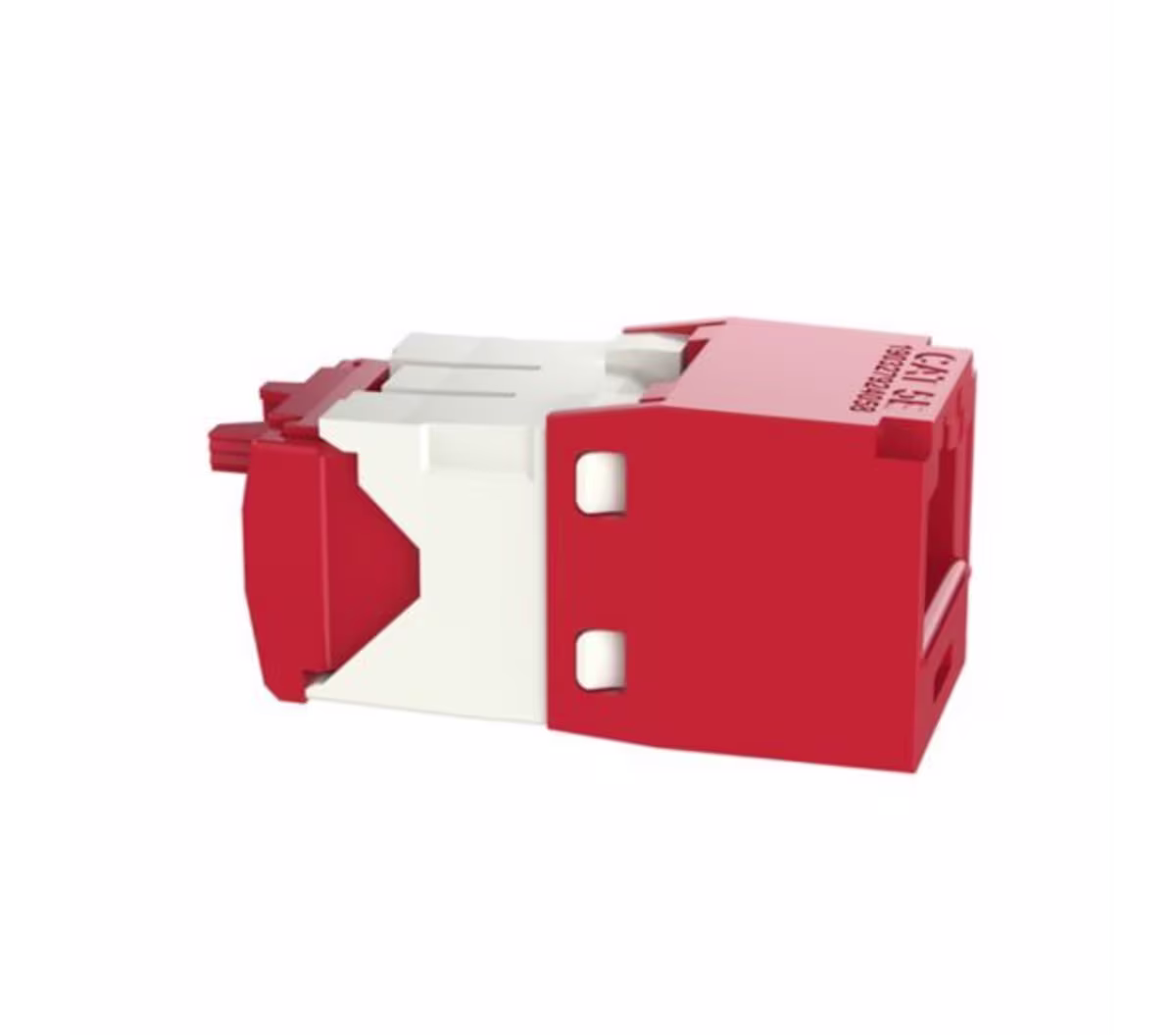 CJ5E88TGRD INSERTO KEYSTONE JACK  ROJO CAT. 5E MINICOM