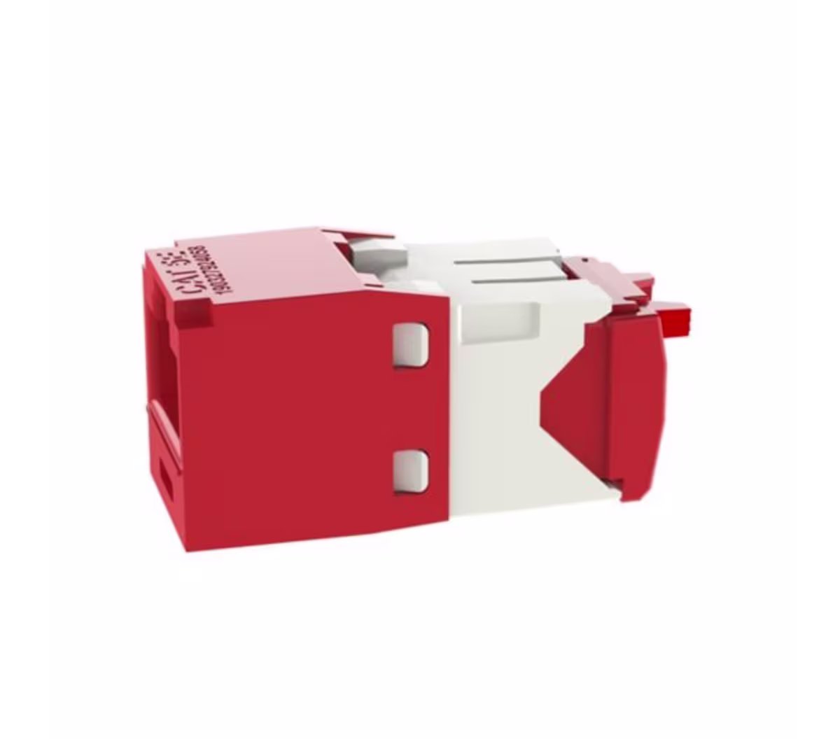 CJ5E88TGRD INSERTO KEYSTONE JACK  ROJO CAT. 5E MINICOM