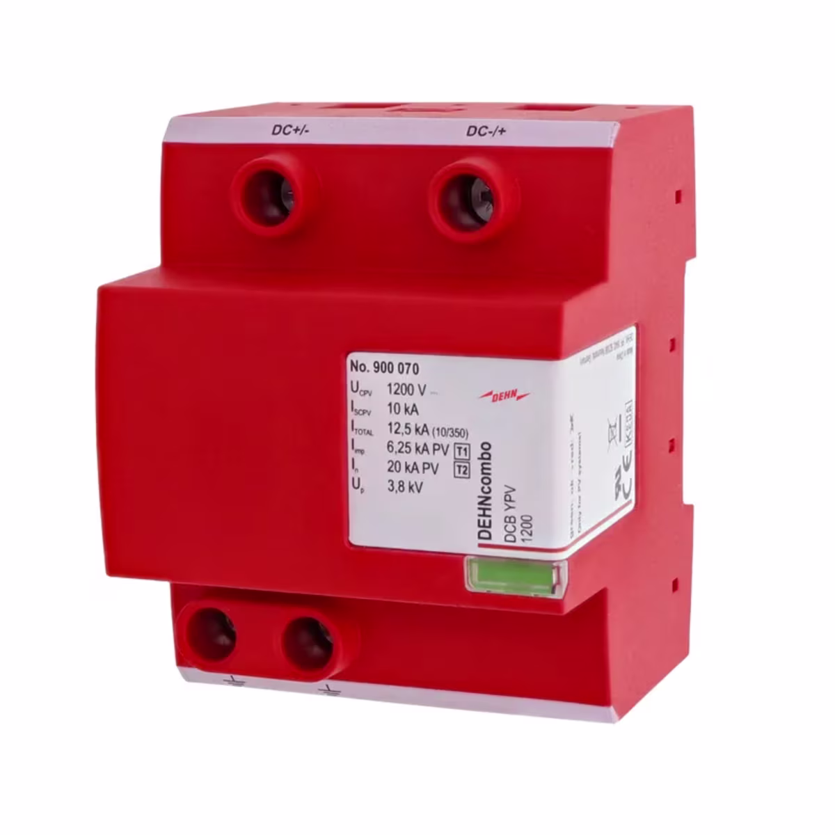 DEHN Combo YPV 900070: SPD Combinado para Sistemas Fotovoltaicos