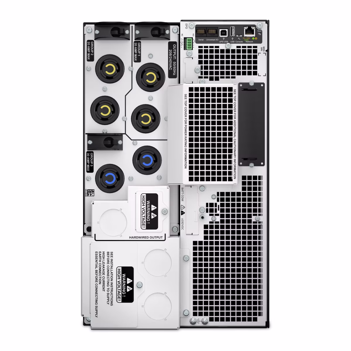 SRT8KXLT SMART-UPS SRT 8000VA/208V, (4) NEMA L6-20R (2) NEMA L6-30R C/LCD APC