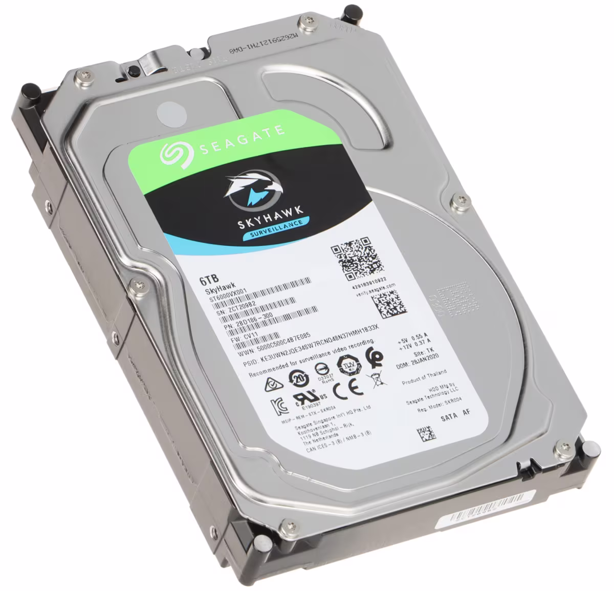 HIK-ST6000VX001  DISCO DURO 6TB SEAGATE SKYHAWK