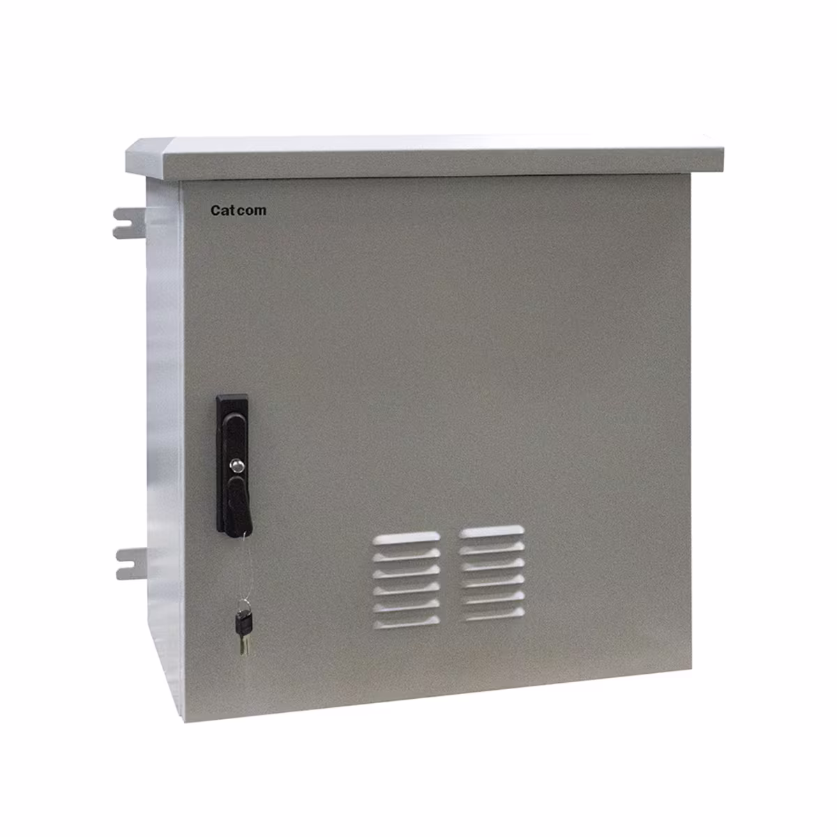 SMBE6512-EXT  GABINETE 12RU C/SISTEMA DE VENTILACIÓN, ACCESORIOS P/FIJACIÓN EN PARED Y POSTE, IP65 PARA EXTERIOR, CATCOM