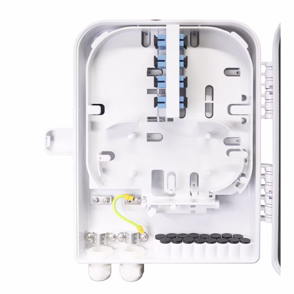 HTB8001-16SU ODF CON 16 ADAPTADORES SC/UPC P/EXTERIOR, CATCOM
