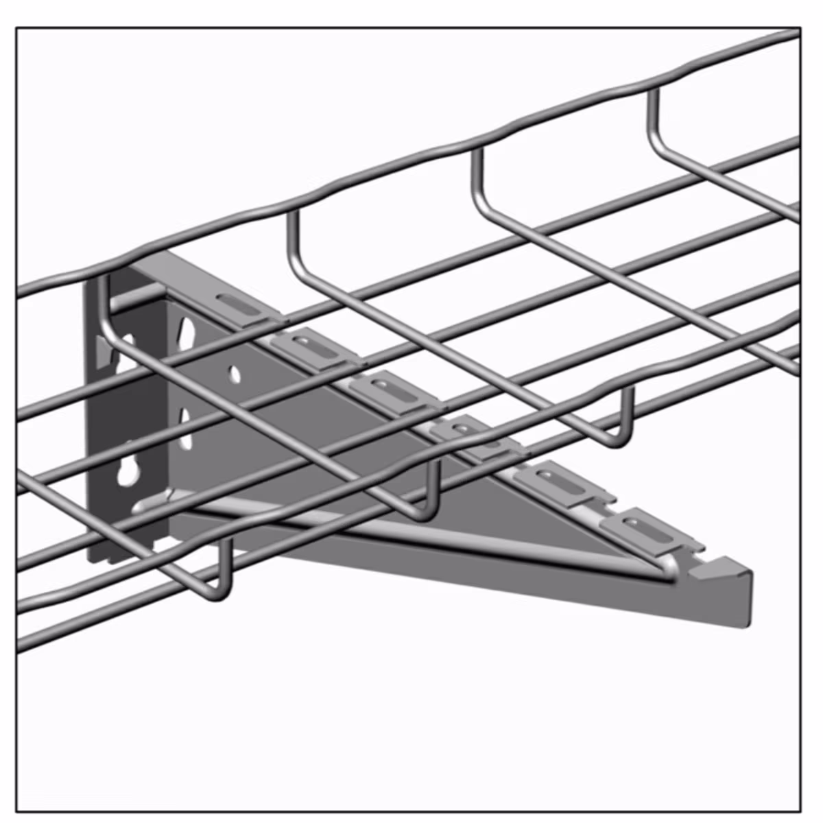 FASU300PG PERFIL P/SUSPENSION UNIVERSAL DE ESCALERILLA TIPO FAS DE 12", CABLOFIL