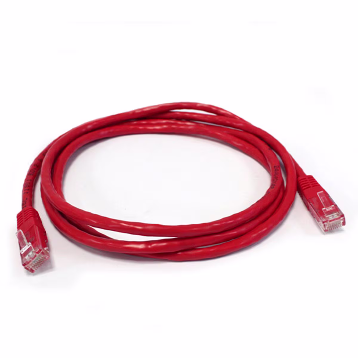 PC6-3005 PATCH CORD CAT6 5FT COLOR ROJO C/BOTA TERMOMOLDEADA, CATCOM