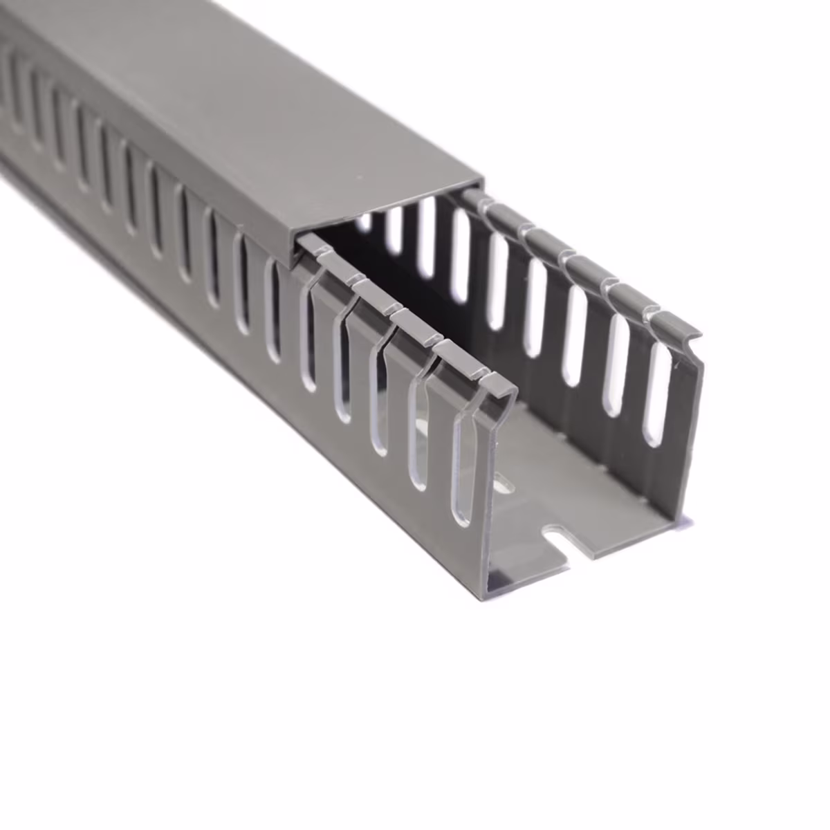 RPD-505006 CANALETA PVC RANURADA 2" X 2" X 2MTS CON SEPARACION DE 6MM COLOR GRIS, CATCOM