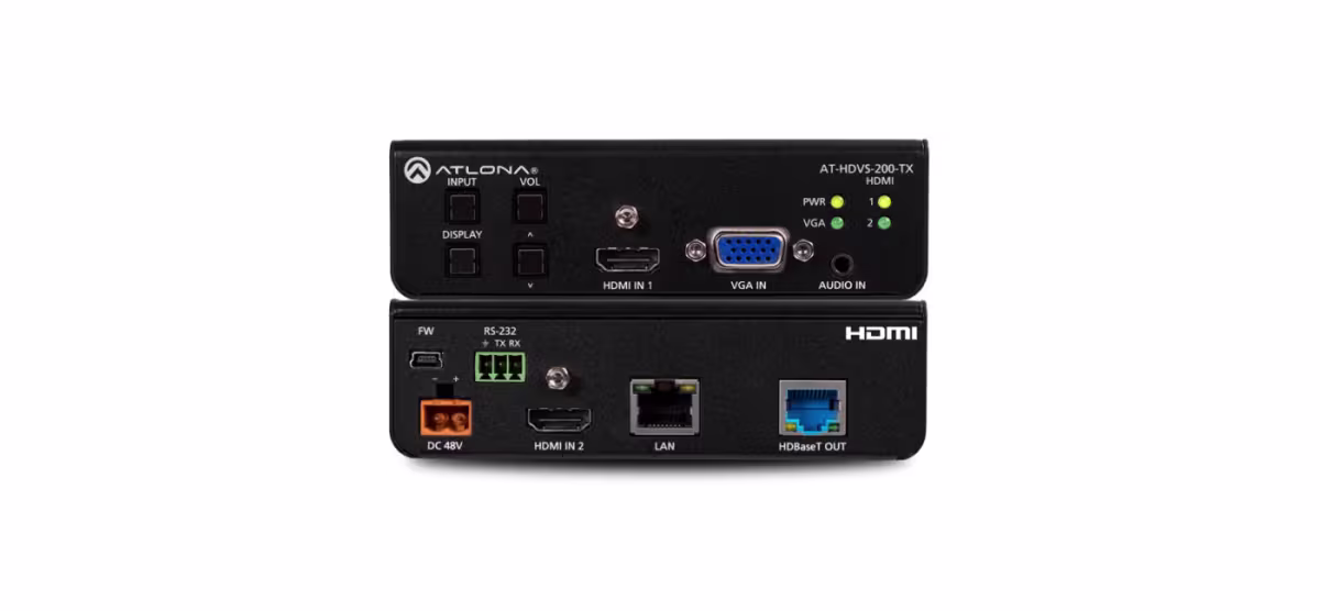 HDVS-200-TX EXTENSORES 3X1 HDBaseT 2HDMI+VGA 4K/UHD 60Hz ATLONA