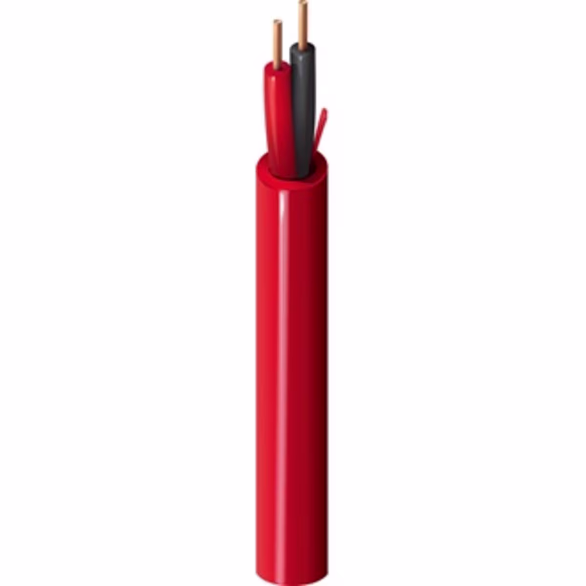 5320UL-0021000 CABLE P/ALARMAS DE INCENDIO 2 HILOS SÓLID/18AWG S/BLINDAJE RISER ROJO C/RIPCORD BELDEN