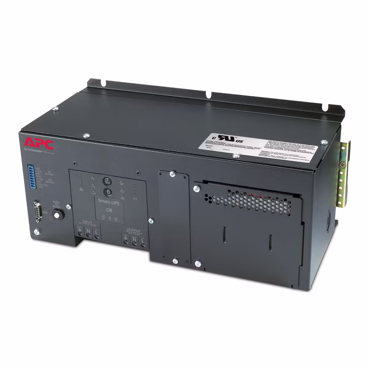 SUA500PDR-H RIEL DIN PARA MONTAJE EN PANEL C/ BATERIA DE ALTA TEMPERATURA 500VA/120V APC