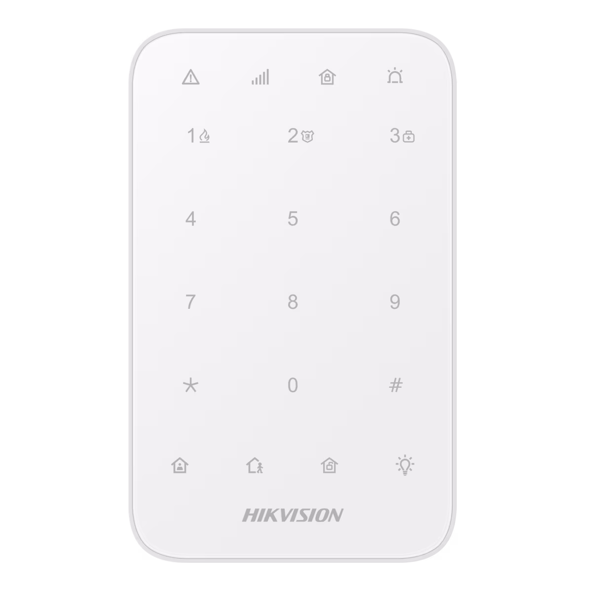 Teclado Inalámbrico AX PRO DS-PK1-E-WB Hikvision | Armado/Desarmado