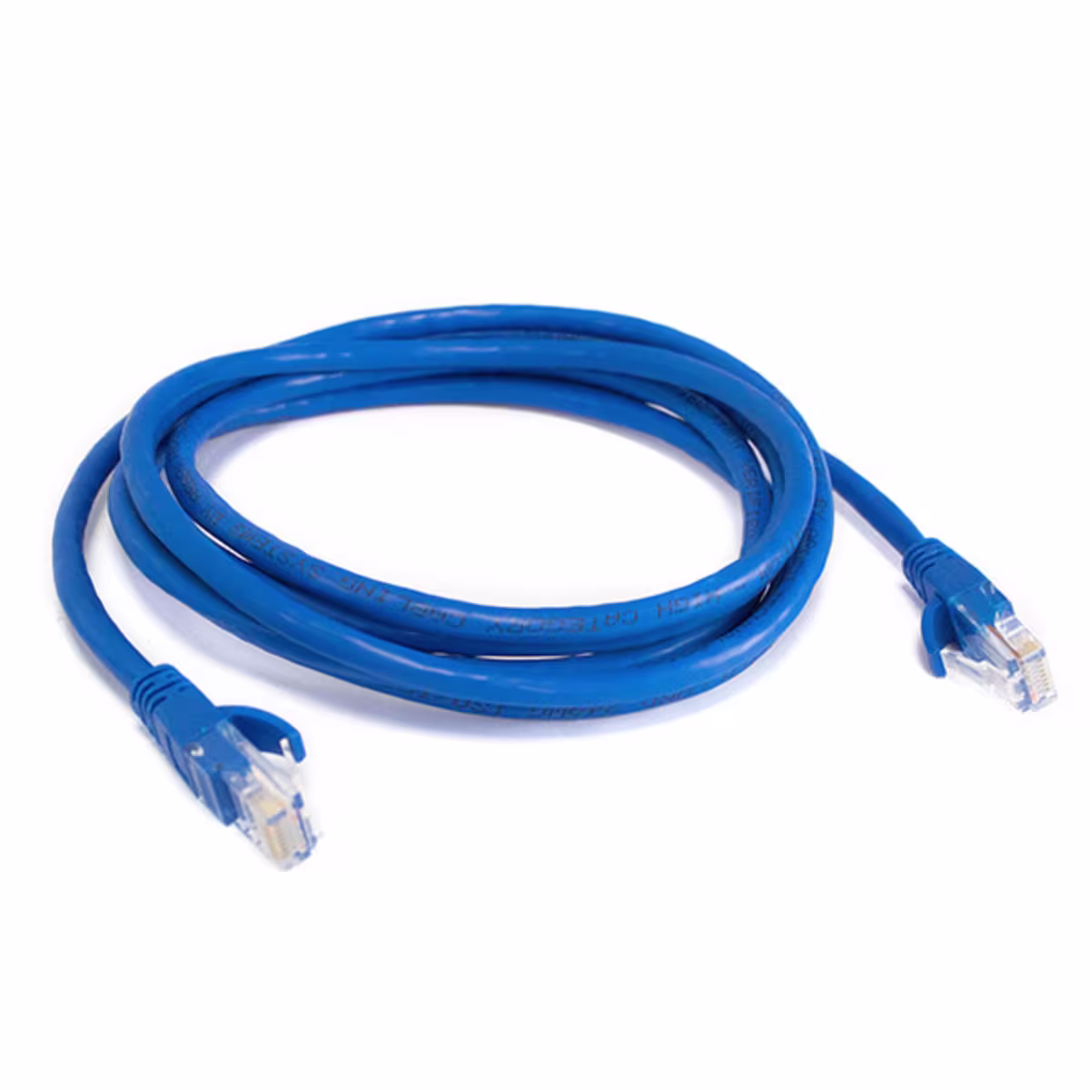PC5-2007 PATCH CORD CAT5E 7FT COLOR AZUL C/BOTA TERMOMOLDEADA, CATCOM