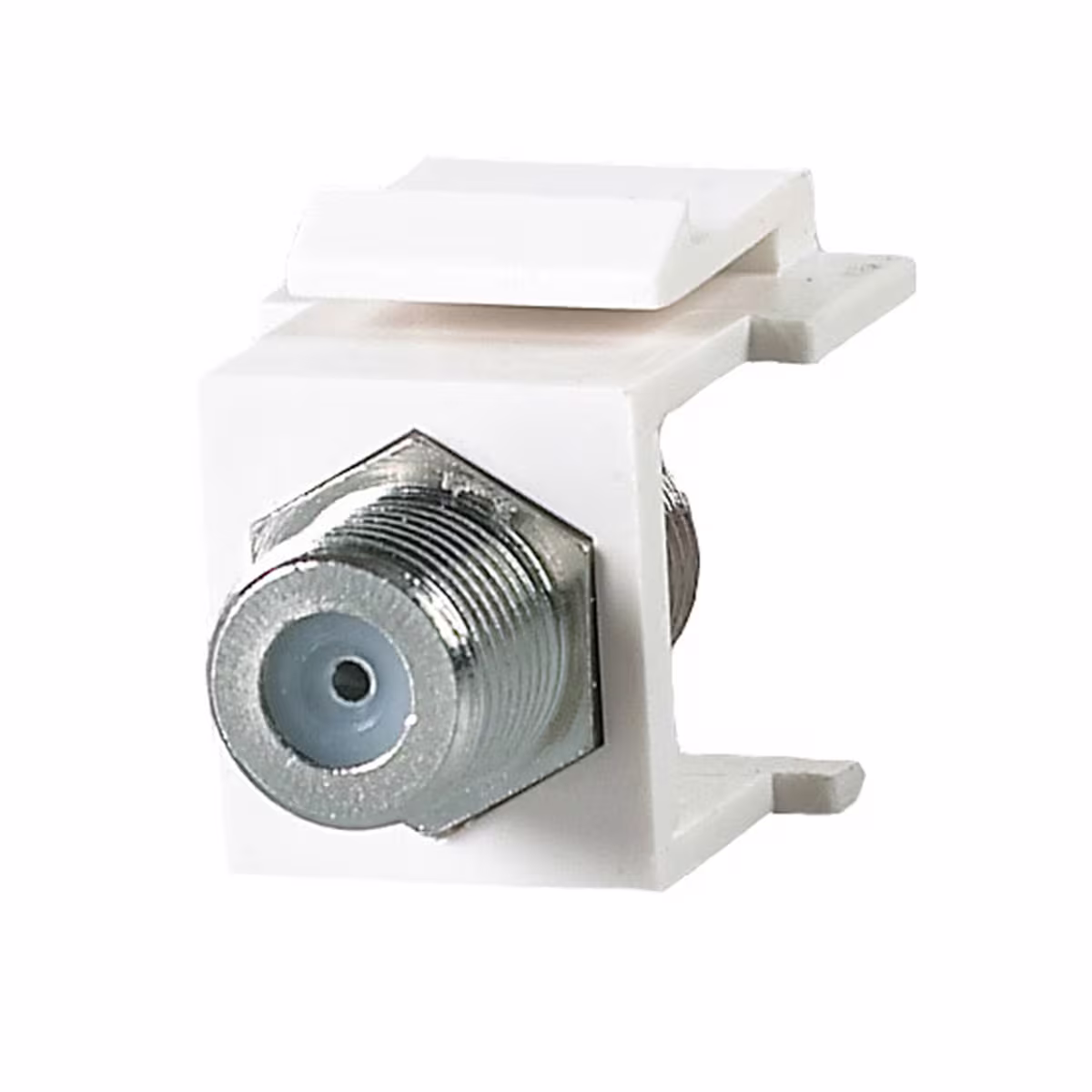 NIN-1208  MODULO CON CONECTOR F HEMBRA BLANCO QUEST