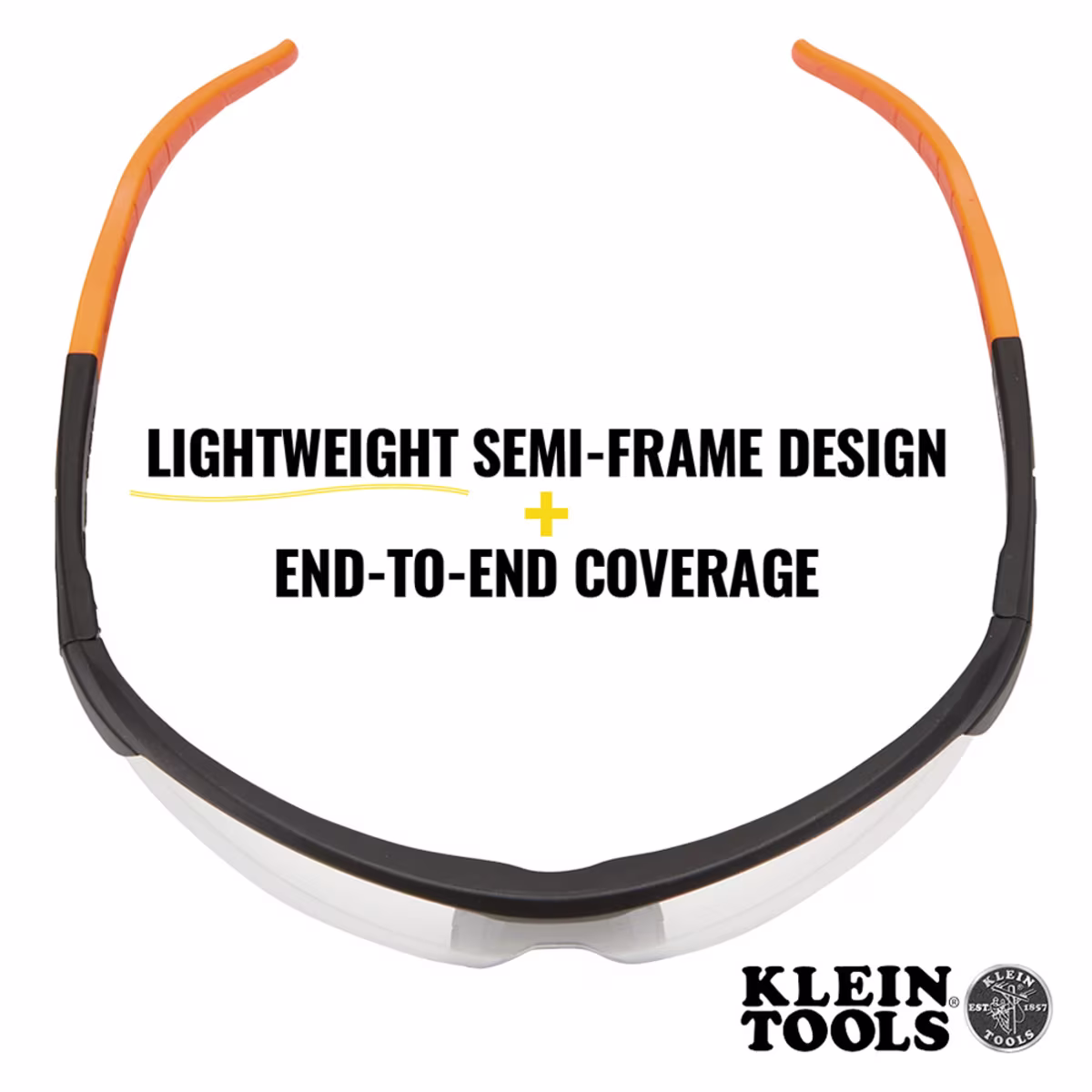KLEIN 60159 Gafas Seguridad, Lentes Policarbonato Claro