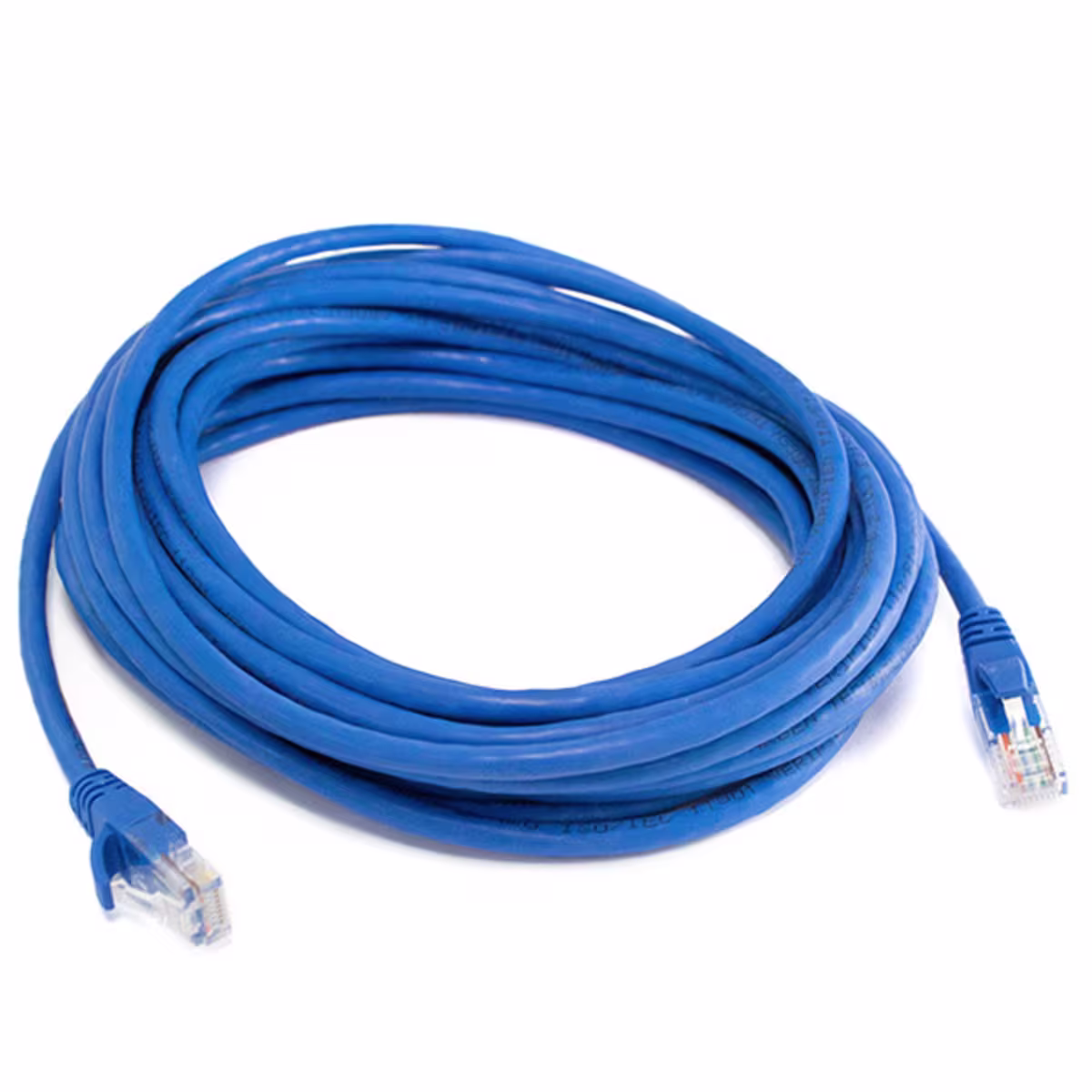 PC5-2025 PATCH CORD CAT5E 25FT COLOR AZUL C/BOTITA TERMOMOLDEADA, CATCOM