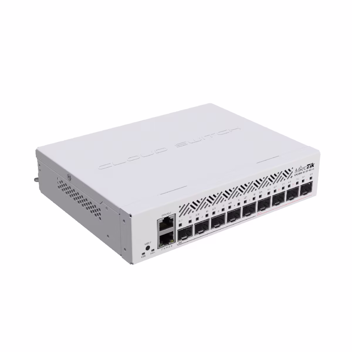 MI-CRS310-1G-5S-4S+IN SWITCH 5 PTOS SFP + 4 PTOS SFP+ 1 PTO GIGABIT ETHERNET, MIKROTIK 