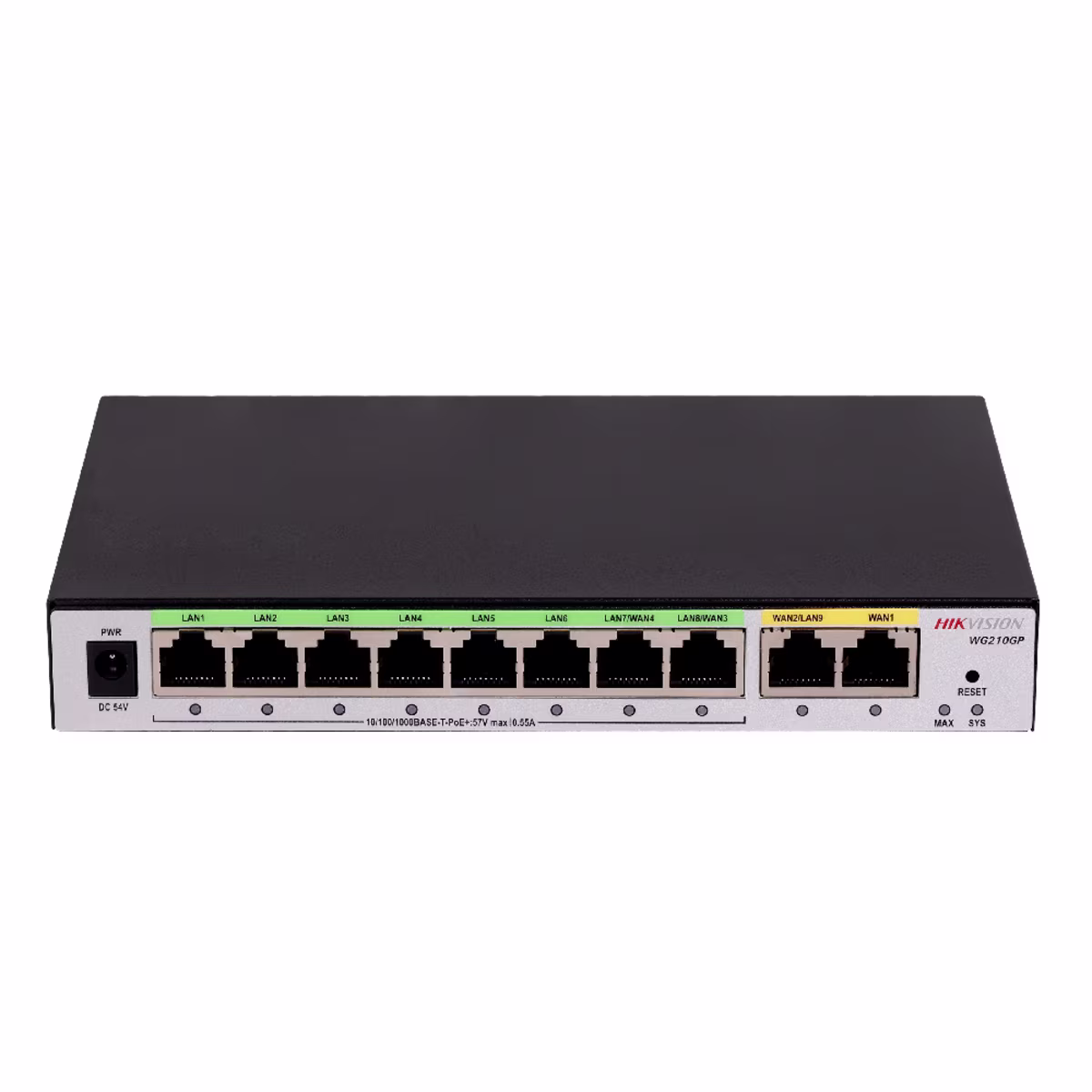 DS-3WG210GP-SI ROUTER GIGA 10 PUERTOS 2 WAN + 8 LAN VPN 200 USUARIOS