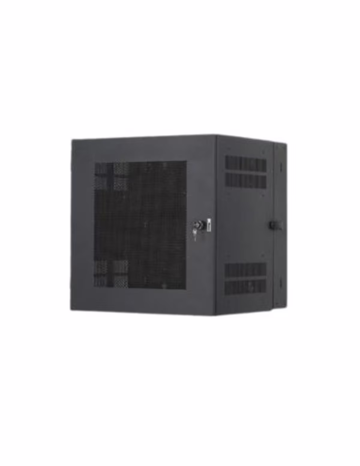 PZC12W GABINETE P/PARED C/PTA DE PLEXIGLAS 12RU NEGRO