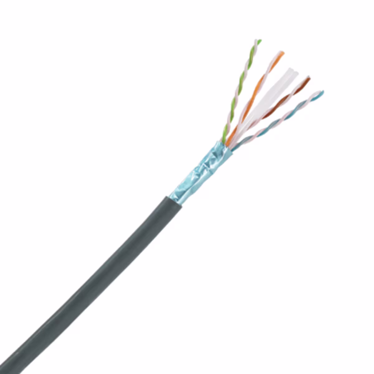 PFO6X04BL-CEG CARRETE DE CABLE F/UTP CAT6A OUTDOOR EN NEGRO , PANDUIT