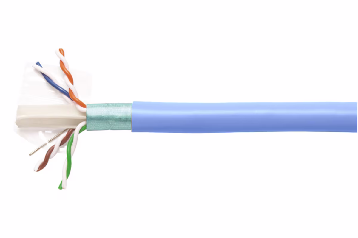 884018404-10 CABLE FUTP CAT 6A 4 PARES.23AWG CMR AZUL, COMMSCOPE