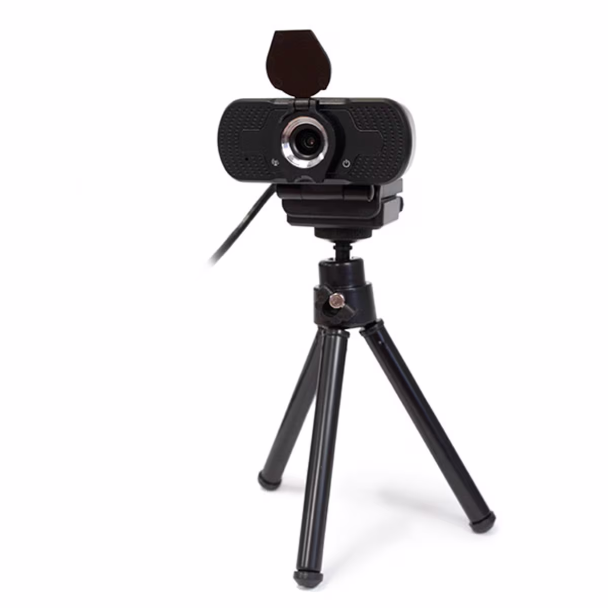 WEBCAM CAMARA WEB 2MPX - 1080HD CON TRIPODE Y TAPITA DE PRIVACIDAD, CATCOM 