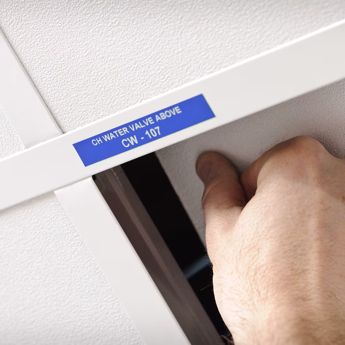 M61C-1000-595-BL ETIQUETA CONTINUA VINIL 1inW x 50ftL IN/OUTDOOR AZUL BRADY