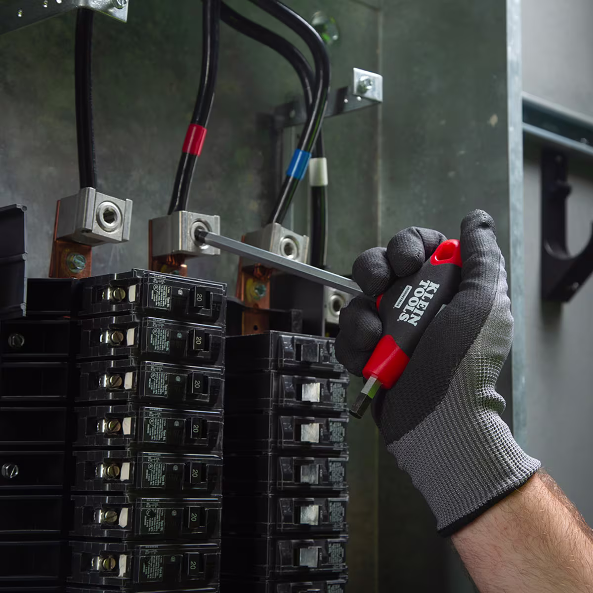 JTH610EB Juego de llaves hexagonales SAE de 15,2 cm con mango en T, punta de bola y soporte, de 10 piezas