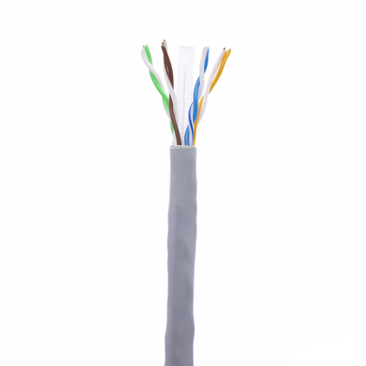 UTP-6009-FT CABLE UTP CAT6 4PRS 23AWG SOLIDO COLOR GRIS METREADO, CATCOM