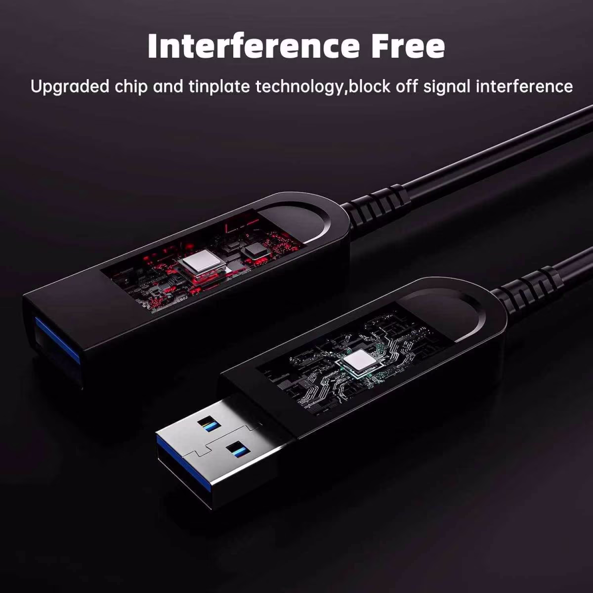 BLUSTREAM SILVERGATE KU3FIBER15 USB 3.2 AOC Fibra 15m