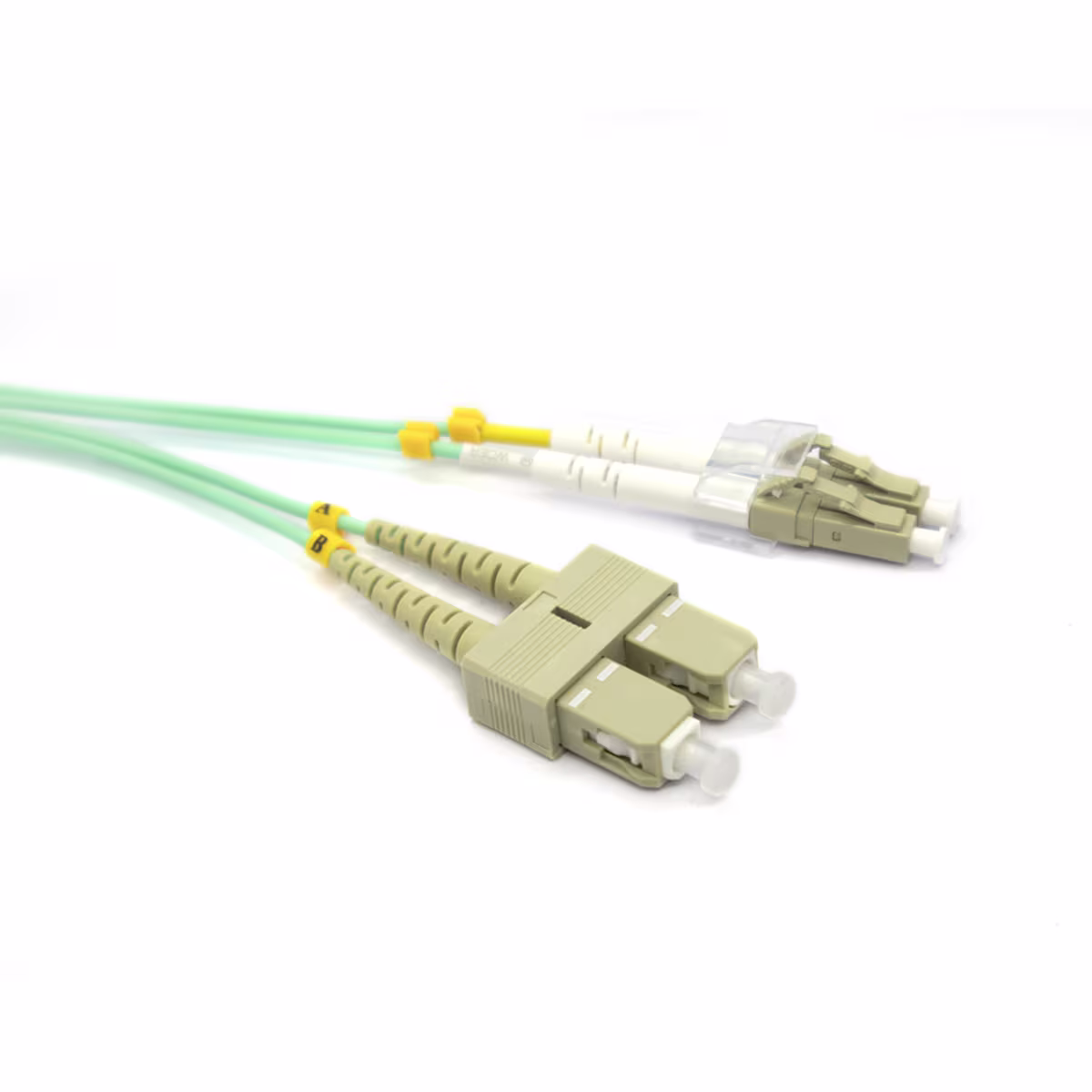 CATCOMF Patch Cord Fibra Óptica OM3 Duplex LC/SC 5m, TIA-568.3-D.