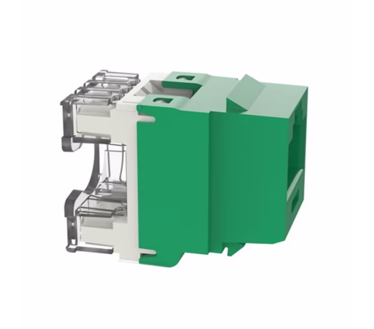 NK688MGR KEYSTONE JACK  VERDE CAT6 NETKEY