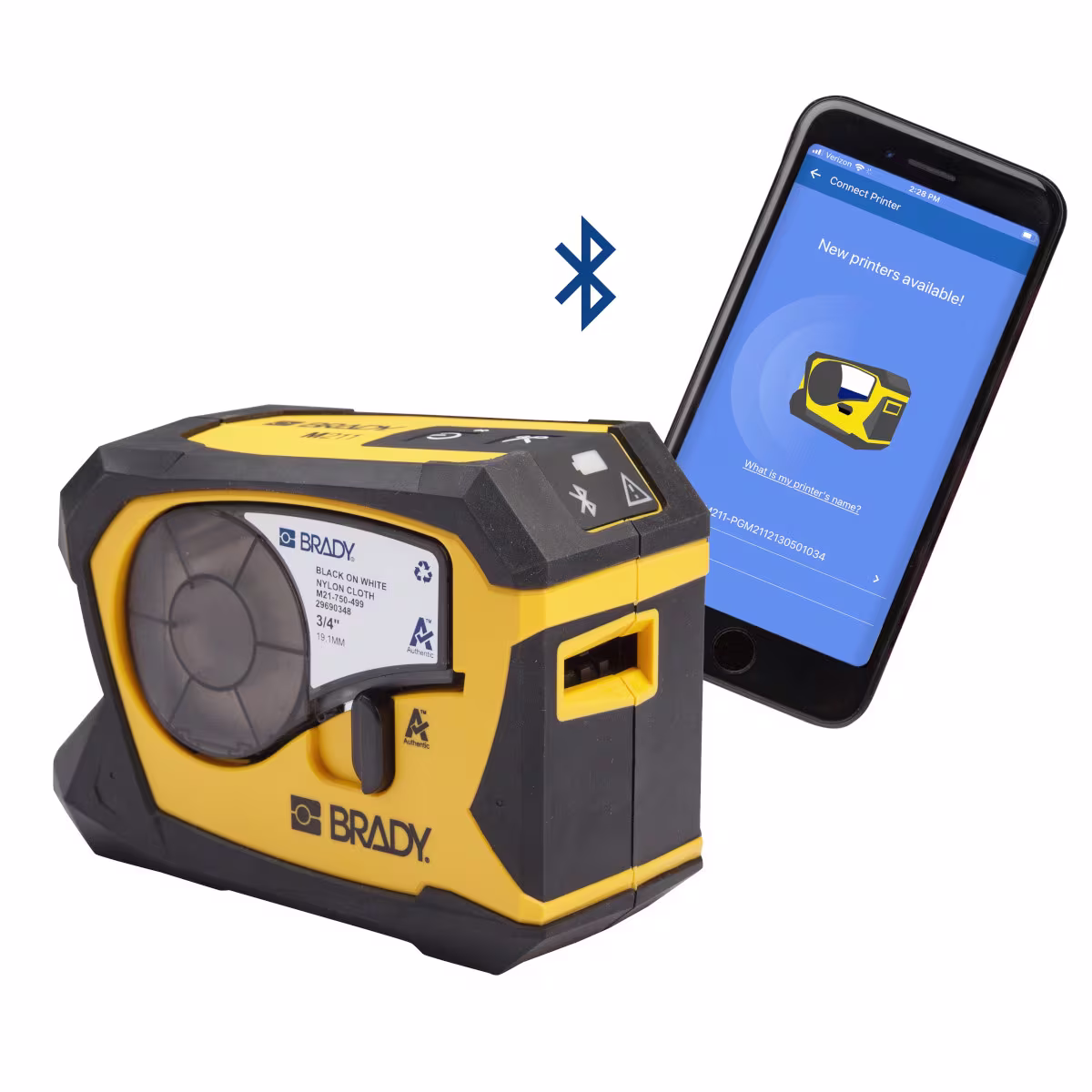 M211-KIT IMPRESORA DE ETIQUETAS PORTÁTIL M211 CON BLUETOOTH CON KIT DE ACCESORIOS