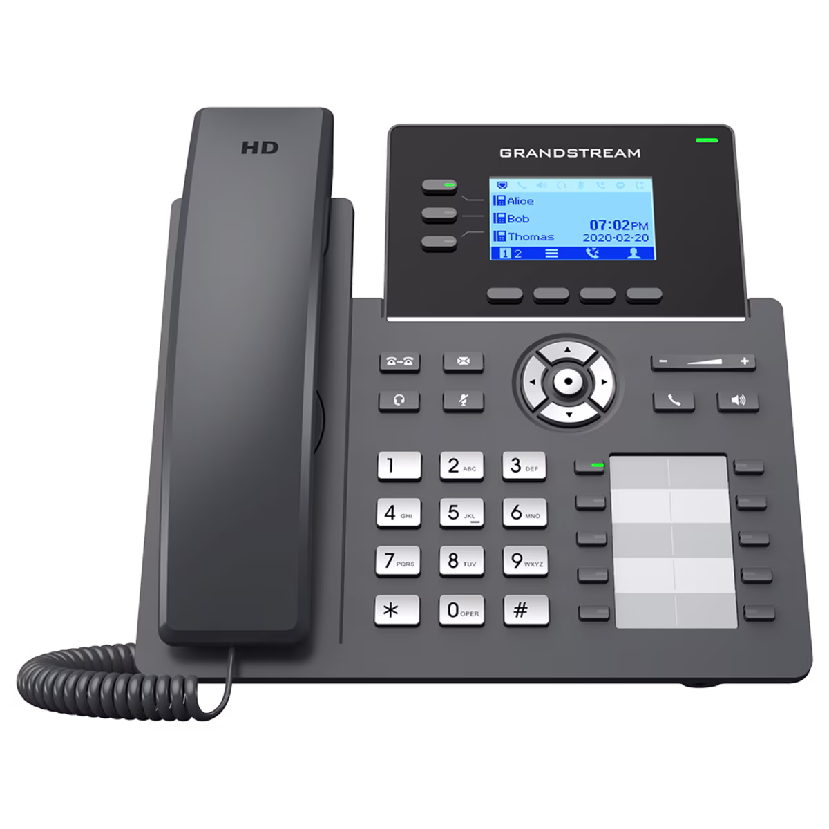 TELEFONO IP 3 LINEAS Y 6 CUENTAS SIP GDMS 10/100/1000,  GRANDSTREAM  
