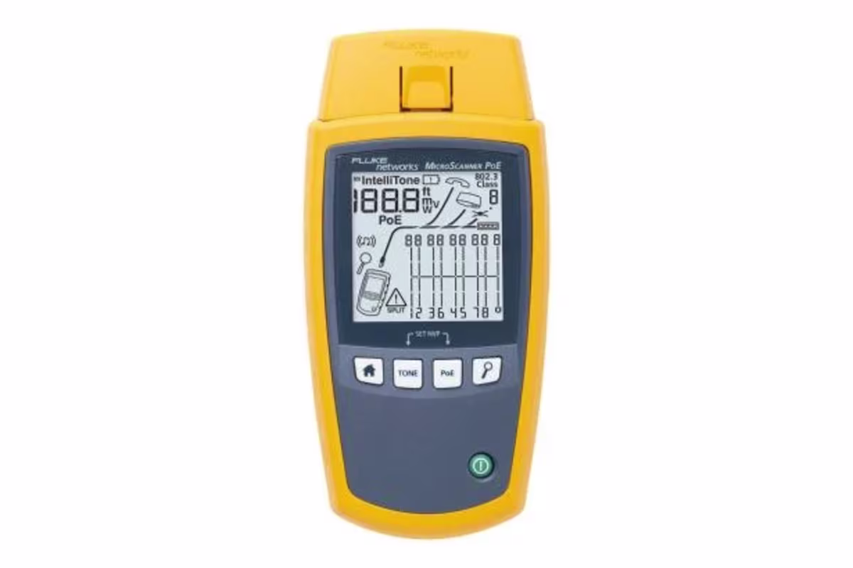 MS-POE VERIFICADOR MICROSCANNER PARA CABLEADO Y PoE