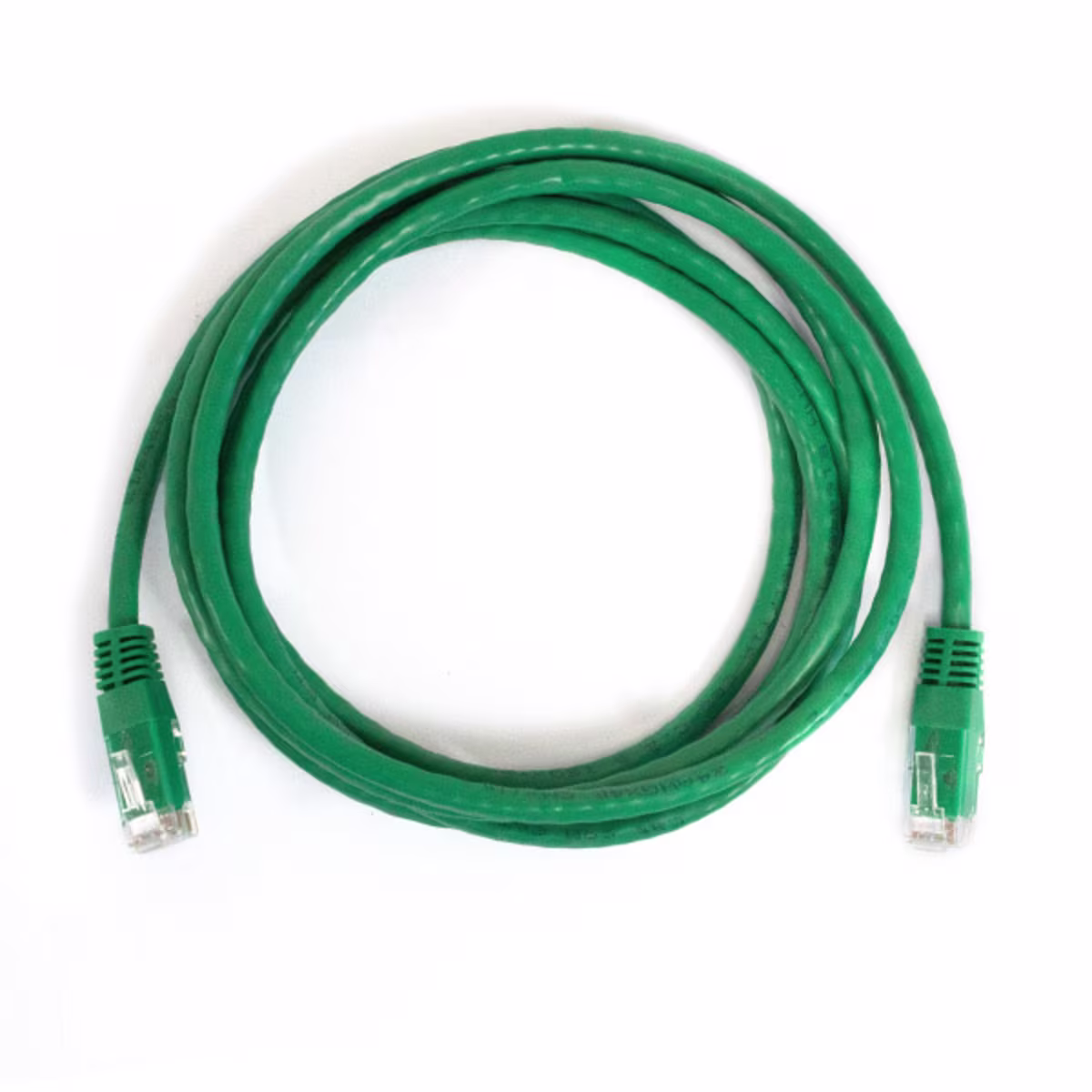 PC6-6007 PATCH CORD CAT6 7FT COLOR VERDE C/BOTA TERMOMOLDEADA, CATCOM