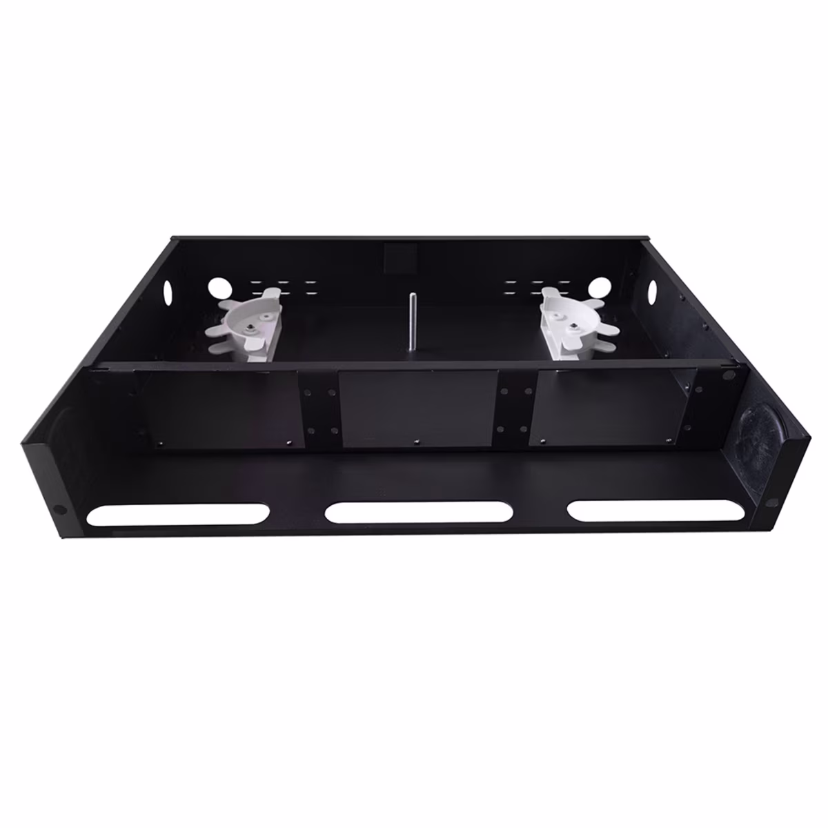 ODF2R-6M ODF PARA MONTAJE EN RACK SIN BANDEJA DE EMPALME PARA 6 ADAPTADORES 2U, CATCOM