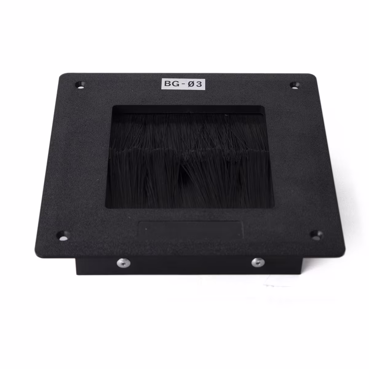 BG-03 PASACABLES CUADRADO TIPO CEPILLO 4" DE DIAMETRO, V-0 IGNIFUGA, CATCOM