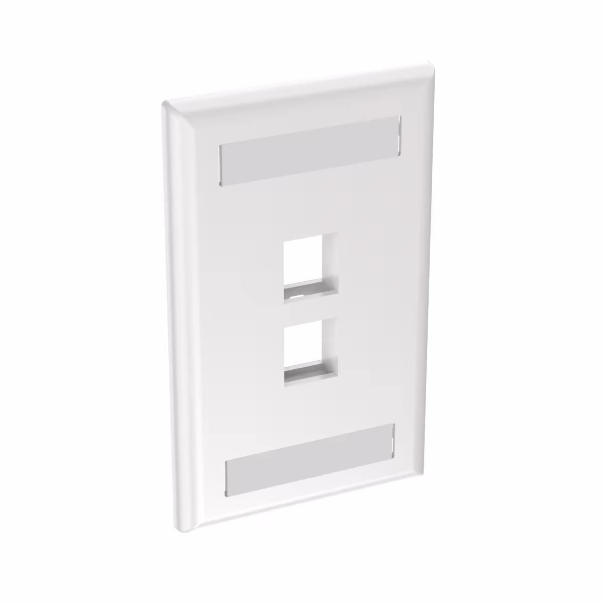NK2FWHY PLACA DE 2 PTS P/KEYSTONE BLANCO PURO NETKEY ETIQUET