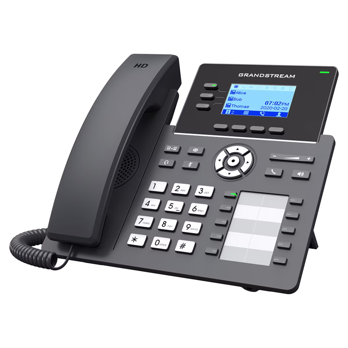 TELEFONO IP 3 LINEAS Y 6 CUENTAS SIP GDMS 10/100/1000,  GRANDSTREAM  