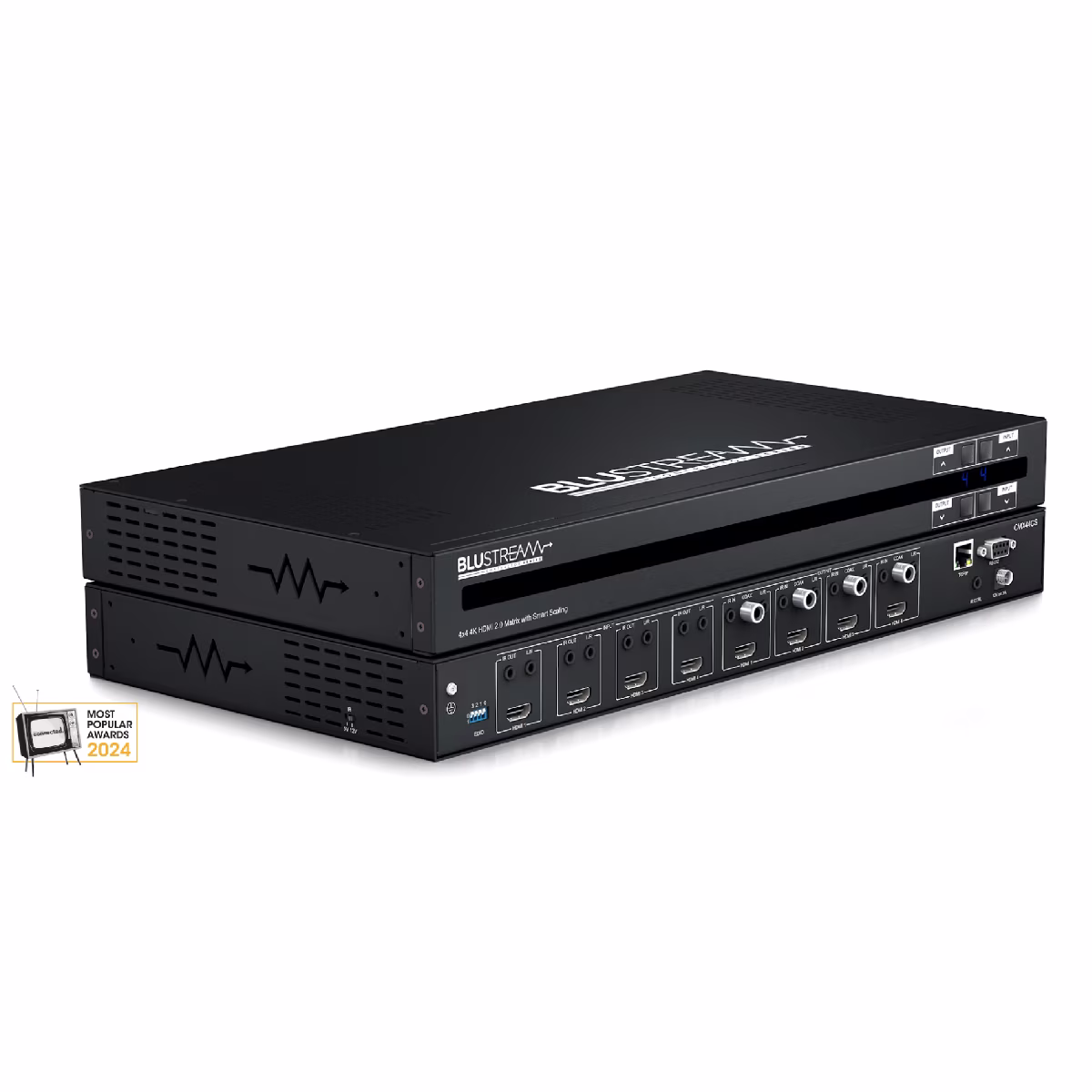 Matriz HDMI 2.0 4x4 4K 18Gbps | Audio Breakout EDID | BLS-CMX44CS