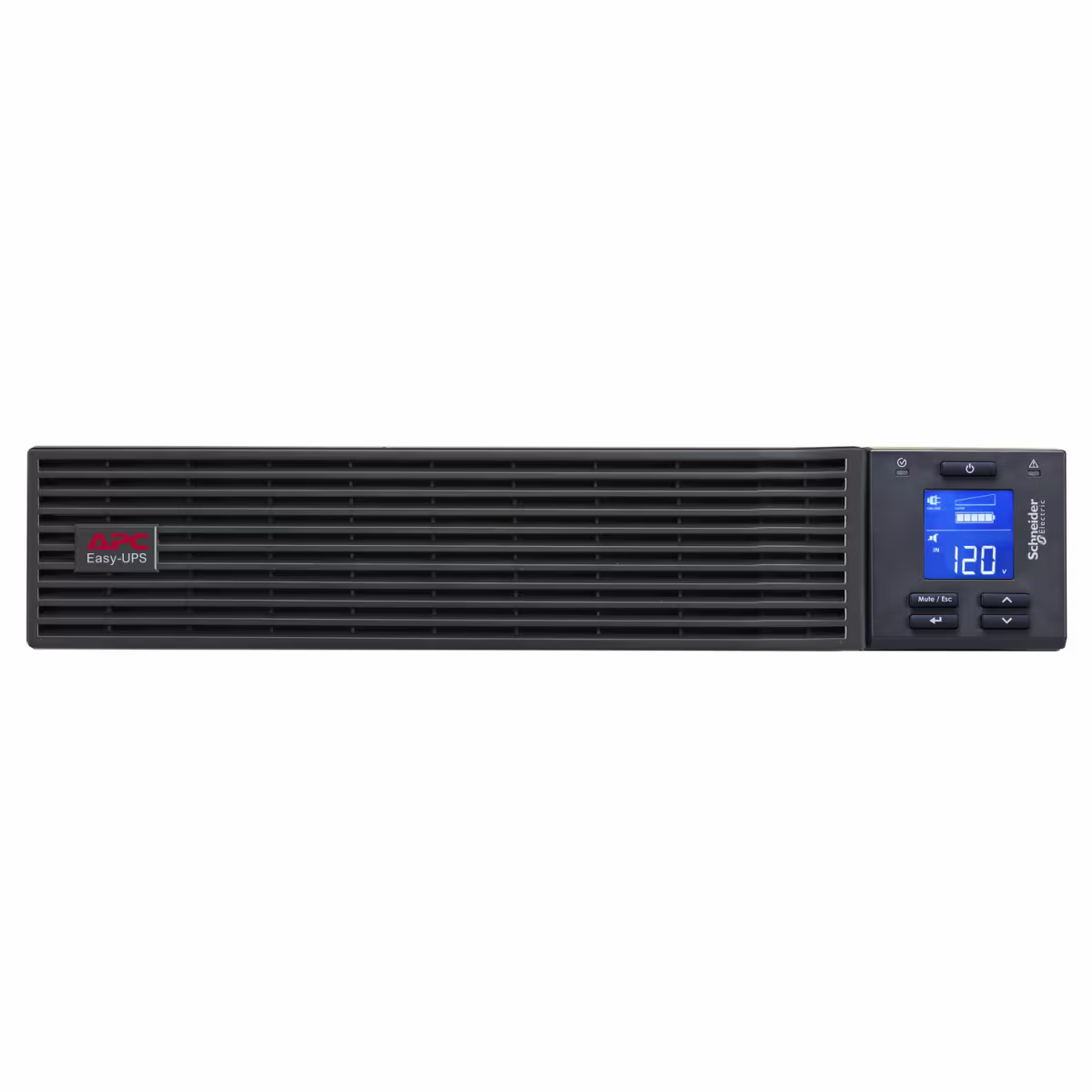 SRV2KRARK UPS SRV 2000VA/120V, (4) NEMA 5-20R C/LCD, RACKEABLE 2U C/KIT DE RIELES APC